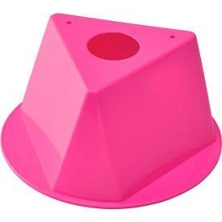 GLOBAL EQUIPMENT Inventory Control Cone, Hot Pink Hot Pink
